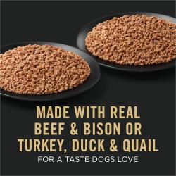 Pro plan sport wet dog food variety pack with beef bison turkey and quail flavors