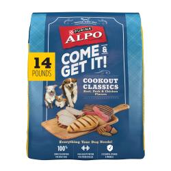 Bag of Purina Alpo Come & Get It Classic Cookout Dry Dog Food