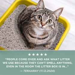 5 star review of Tidy Cats Free & Clean cat litter