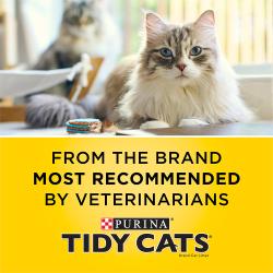 From the brand most recommended by veterinarians, Tidy Cats.