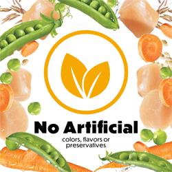 no artificial colors, flavors, preservative