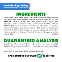 Beneful Freshly Prepared Meals Roasted Turkey Wet Dog Food ingredients