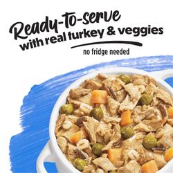 ready to serve real turkey and veggies