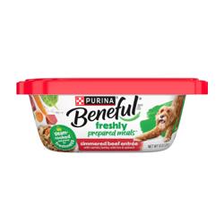 Beneful Comidas recién preparadas Alimento húmedo para perros con carne de res cocida a fuego lento
