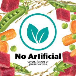 no artificial colors, flavors, preservative