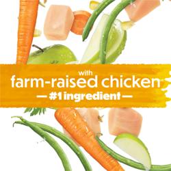 with farm raised chicken