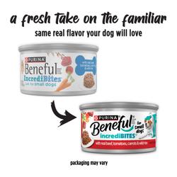 Beneful IncrediBites Small Breed Wet Dog Food with Real Beef in Gravy new look