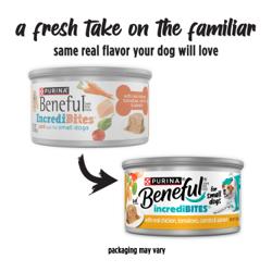 Beneful IncrediBites Lata para Perros de Raza Pequeña con Pollo Real nueva apariencia