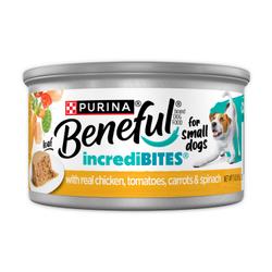 Beneful IncrediBites Small Breed Wet Dog Food Loaf with Real Chicken