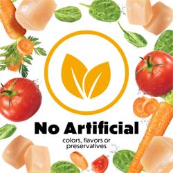 sin colores artificiales, sabores, conservadores