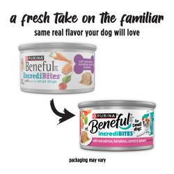 Beneful IncrediBites Small Breed Wet Dog Food Loaf with Real Salmon new look