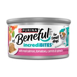Beneful IncrediBites Small Breed Wet Dog Food Loaf with Real Salmon