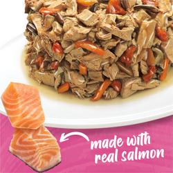 made with real salmon