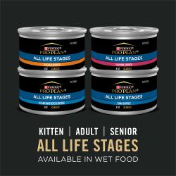 Purina Pro Plan Todas las Etapas de Vida también viene en fórmulas de comida húmeda