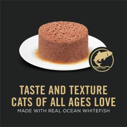 Purina Pro Plan All Life Stages Chicken Pate wet cat food is made with real ocean whitefish