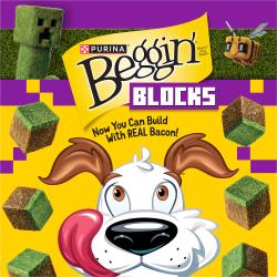 purina beggin blocks now you can build with real bacon