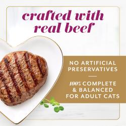Crafted with real beef