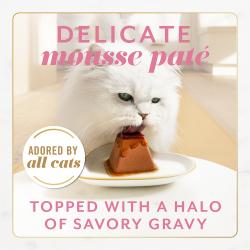 Fancy Feast Delicate Mouuse Pate - Topped with a Halo of Savory Gravy