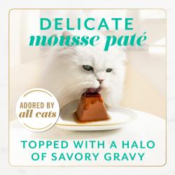 Fancy Feast Delicate Mousse Pate - Topped with a Halo of Savory Gravy