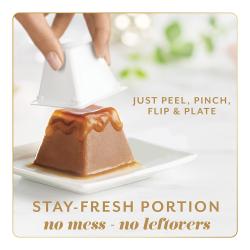 Fancy Feast Porción Stay-Fresh - Sin desorden - Sin sobras - Solo pelar, pellizcar, voltear y servir