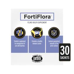 Pro Plan Veterinary Supplements FortiFlora Feline Health Supplement promotes a healthy immune system.