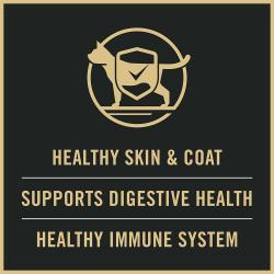 El alimento seco para gatos Purina Pro Plan Piel Sensible y Estómago Sensible apoya la salud digestiva.