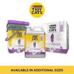 Tidy Cats LightWeight With Glade Clean Blossoms is available in additional sizes