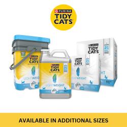 Tidy Cats LightWeight With Glade Clear Springs is available in additional sizes