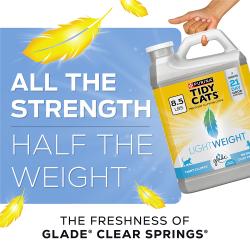 All the strength, half the weight. The freshness of Glade Clear Springs