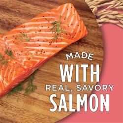 hecho con salmón sabroso real
