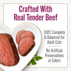 crafted with real tender beef