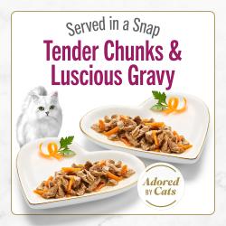 tender chunks and luscious gravy