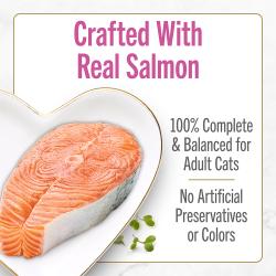 crafted with real salmon