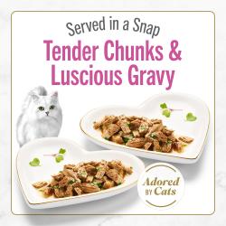 tender chunks and luscious gravy