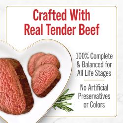 Crafted with Real Tender beef