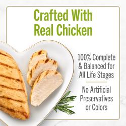Crafted with real chicken