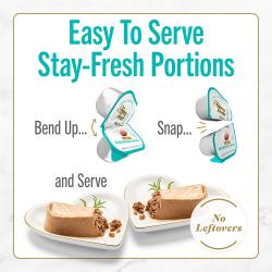 easy to serve stay-fresh portions