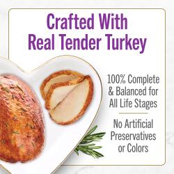 crafted with real tender turkey