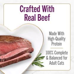 Crafted with real beef