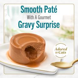 Paté suave con una sorpresa de salsa gourmet