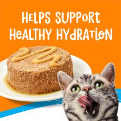 Friskies lil Lickables cat treats help support healthy hydration.