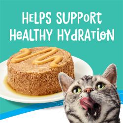 Friskies lil Lickables cat treats help support healthy hydration.
