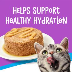 Friskies lil Lickables cat treats help support healthy hydration.