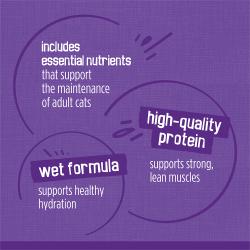 riskies Meaty Bits wet cat food variety pack contains high quality protein and essential nutrients for adult cats.