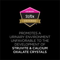 Pro Plan Veterinary Diets UR Urinary St/Ox cat food promotes a urinary environment unfavorable to the development of crystals