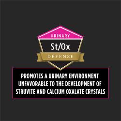 Pro Plan Veterinary Diets UR Urinary St/Ox cat food promotes a urinary environment unfavorable to the development of crystals