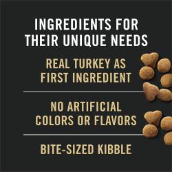 Pro Plan Adult Indoor Hairball dry cat food has ingredients for their unique needs like real turkey and nothing artificial.