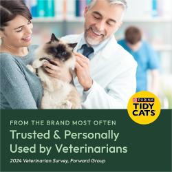 De la marca en la que más confían y utilizan personalmente los veterinarios. Encuesta a veterinarios 2024, Forward Group.