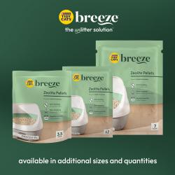 Recarga de pellets de zeolita Tidy Cats Breeze disponible en tamaños y cantidades adicionales