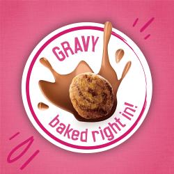 ¡Salsa horneada justo dentro!